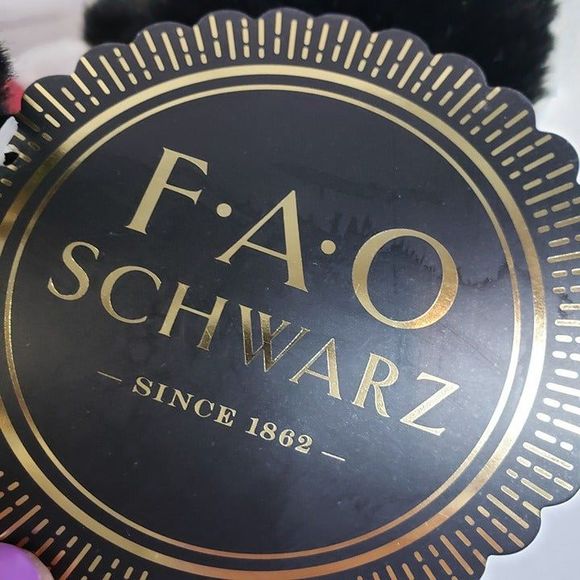 FAO Schwarz Realistic Boston Terrier Puppy Dog Plush Stuffed Animal with Tags - Picture 12 of 12